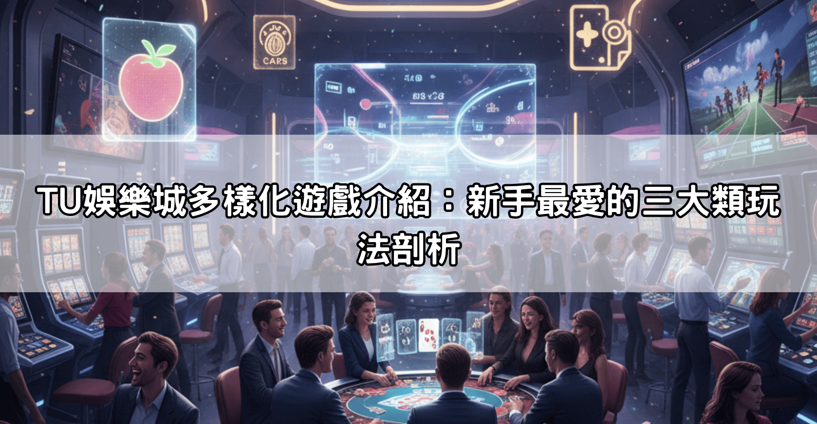 TU娛樂城多樣化遊戲介紹：新手最愛的三大類玩法剖析